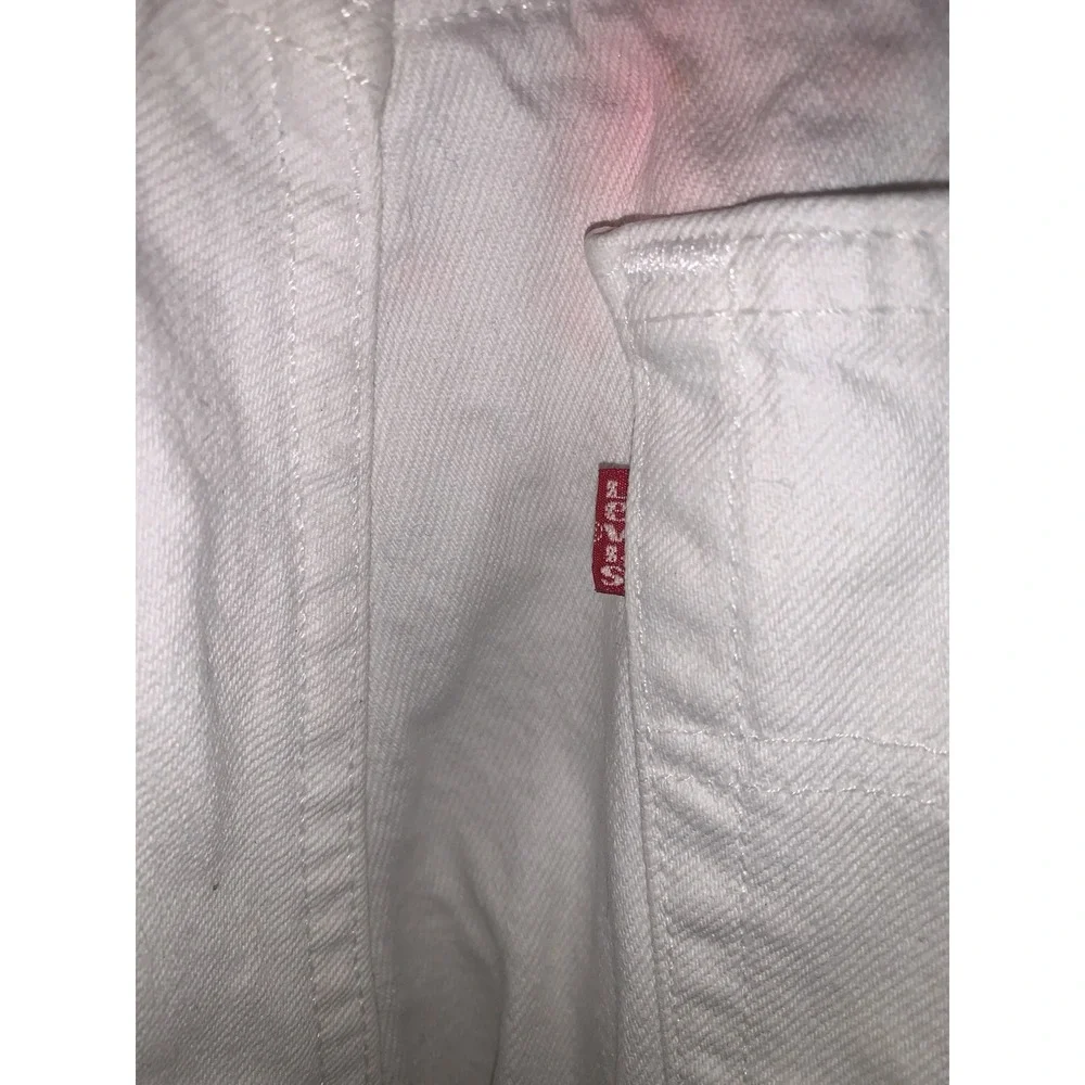 Vintage Levis 560 Jeans Mens 30x30 White USA Loose Tapered 90s Distressed Grunge